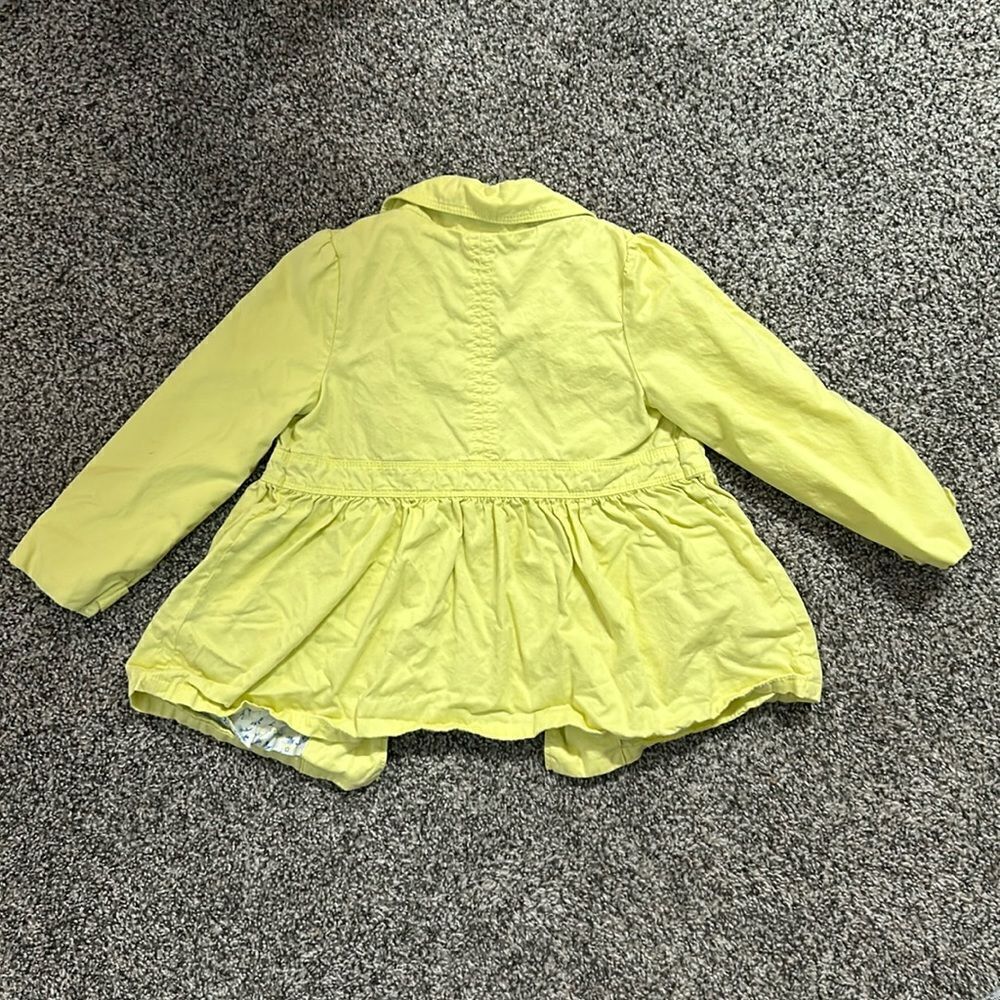 GENUINE KIDS from Oshkosh Yellow Spring Jacket - Picture 6 of 8